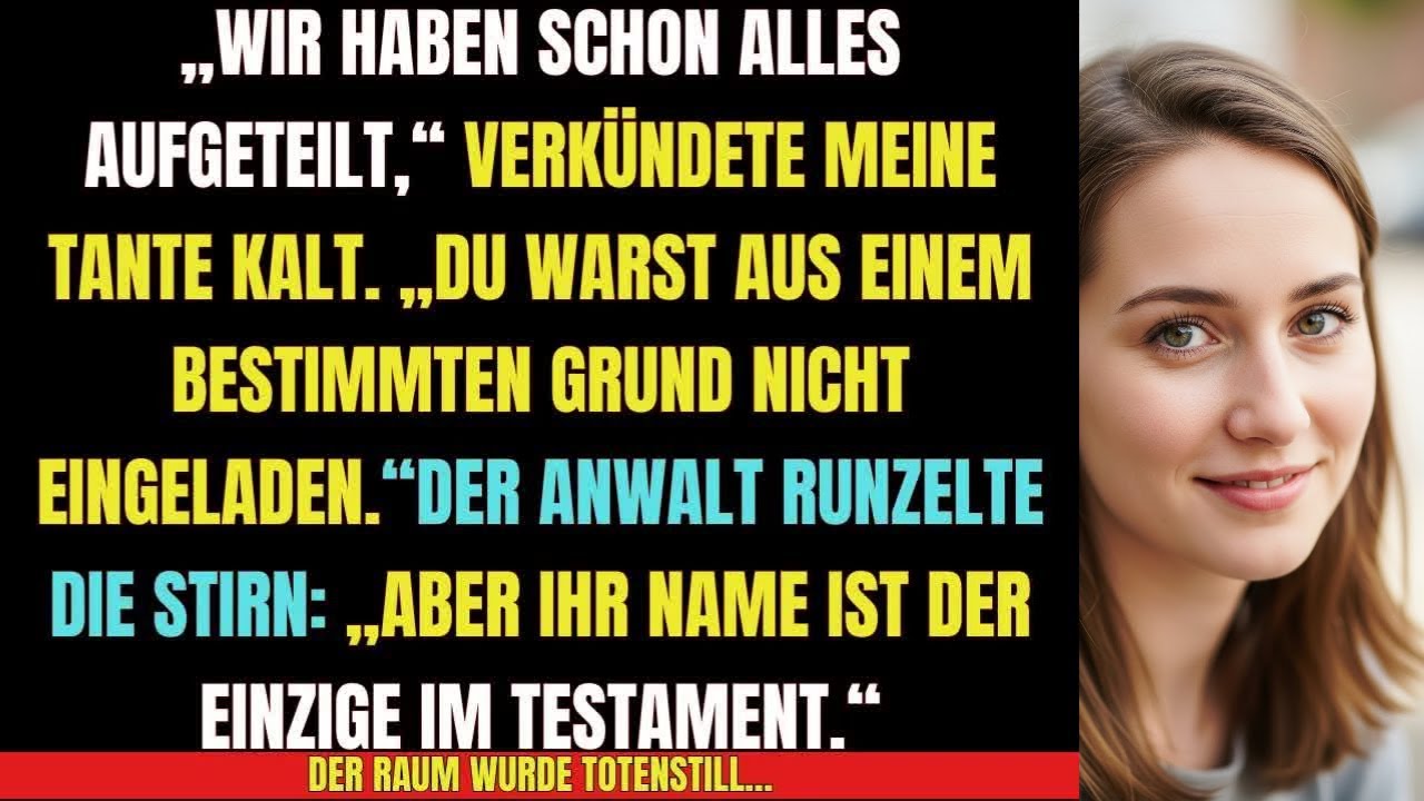 Wir haben schon alles aufgeteilt“ – bis der Anwalt das Testament vorlas…
