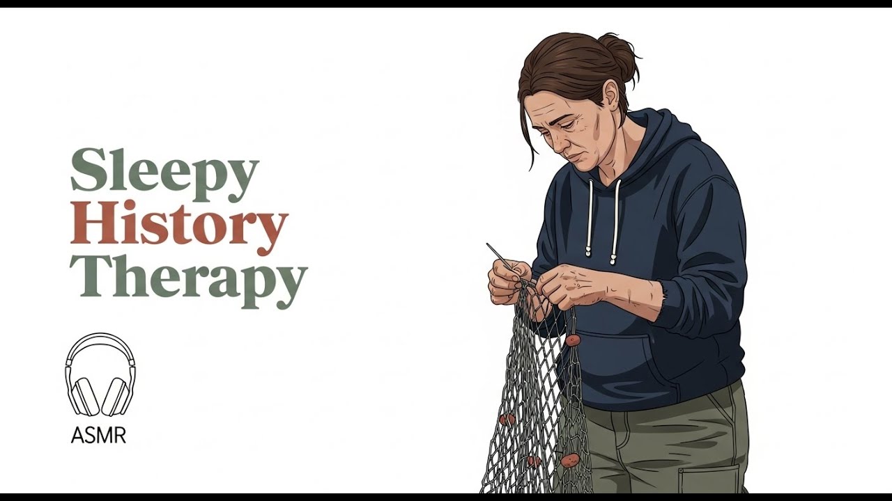 Starlit Repairs to a Welsh Fishing Net | Sleepy History Therapy ASMR