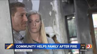VIDEO: Community helps Gilbert family after house fire