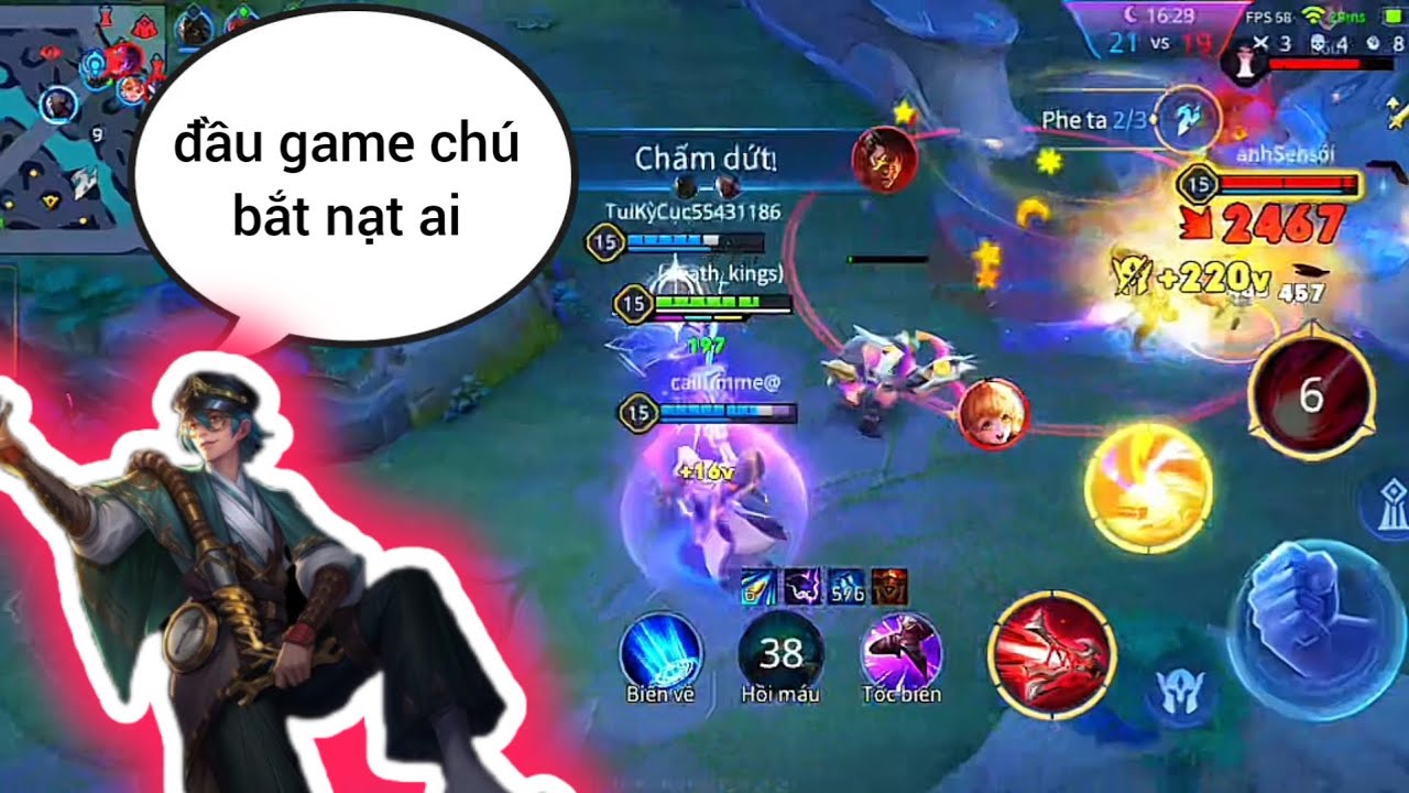 Liên Quân|thorne vị tướng đang hót vì cuối game làm bố thiên hạ 
