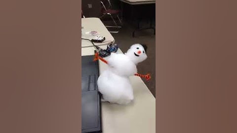 The Dancing Arduino Snowman