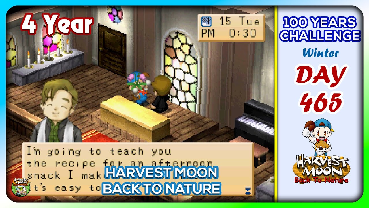 Harvest Moon Back To Nature | Day 465 | Walkthrough | 100 Years