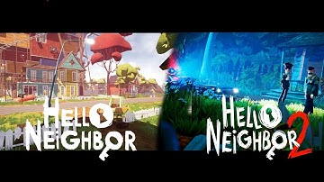 Hello Neighbor 1 & 2 - All Official Dev Gameplay