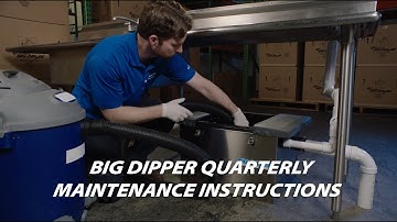 Quarterly Maintenance on Big Dipper 51k Series with Internal Strainer