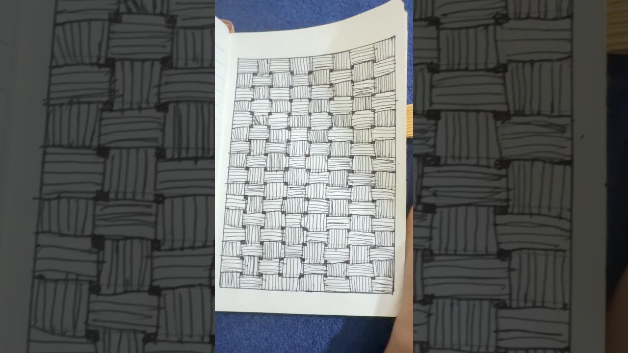 How to Draw Easy Mat Design | Easy Drawing Ideas | Ishaazya