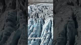 Giant Glacier Crevasses