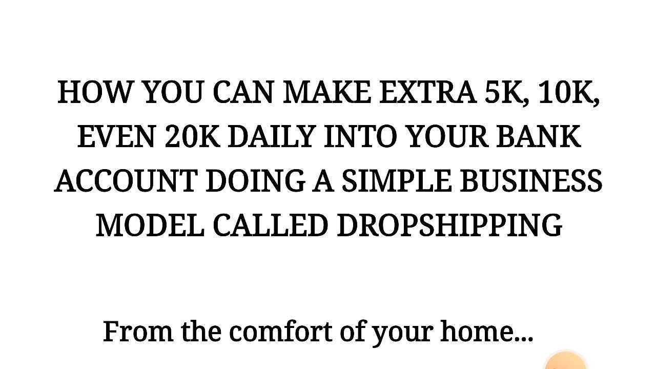 HOW TO START PROFITABLE E-COMMERCE DROPSHIPPING BUSINESS IN NIGERIA AS A BEGINNER