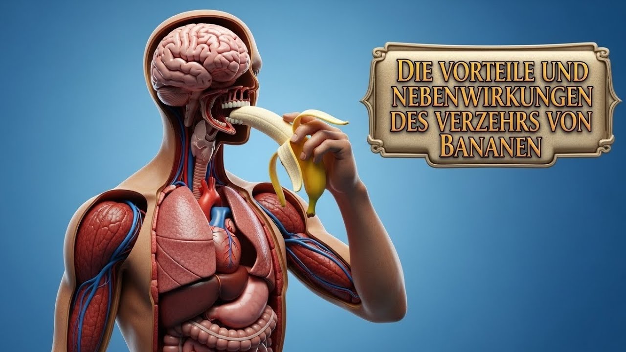 🍌Wie eine Banane den Körper stärkt – 3D Anatomie & Nährstoff-Visualisierung