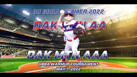 8U GBBA Warmup Tournament - Semifinals - Oak Mount...