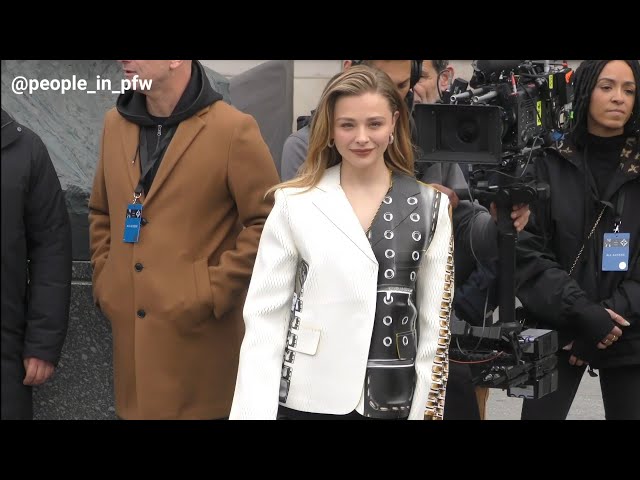 Chloe Grace Moretz attends the Louis Vuitton Womenswear FW 2023-24 show  during Paris Fashion Week