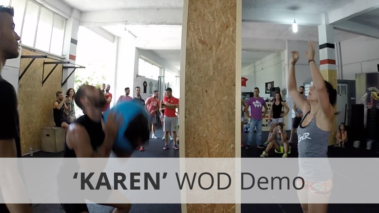 &quot;KAREN&quot; CrossFit WOD Demo 623 Rx YouTube