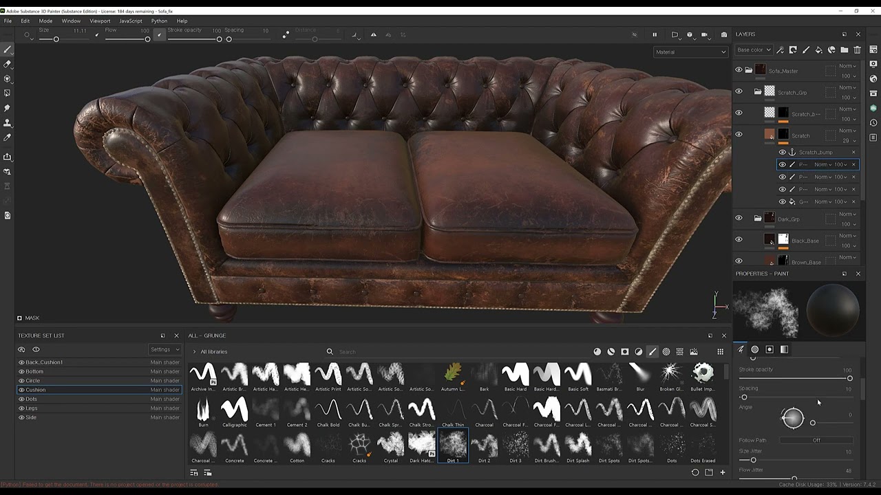 LookDev - 소파 텍스쳐 문제점 분석 및 수정 - YouTube