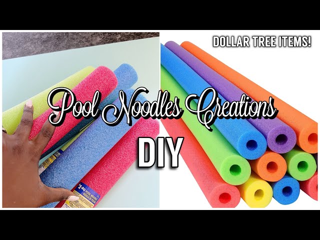 Everyday Crafting: Dollar Tree Pool Noodle Paintbrush Holder 