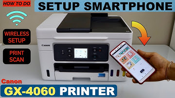 Canon MAXIFY GX4060 Setup SmartPhone, Easy Wireless Connect Setup !!
