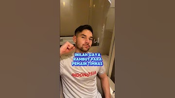 Inilah gaya rambut para pemain timnas Indonesia|| #faktamenarik #shorts