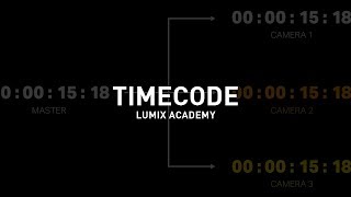 LUMIX Academy S1H | 17 Understanding Timecode