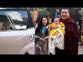 #HH #karmapa His Holiness The 17th GYALWA KARMAPA WITH SON THUGSEY.  🙏 Bodhgaya 2019