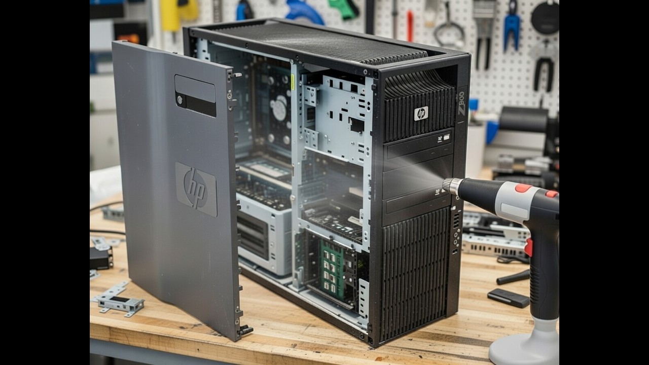 Deep Cleaning the Legendary HP Z800 Workstation – Full Dust Apocalypse