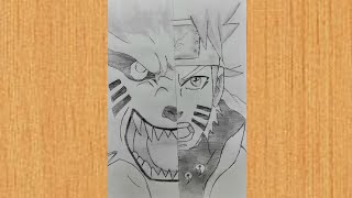 ナルト六道仙人モードと九喇嘛の描き方｜初心者向けステップバイステップのアニメアート screenshot 5