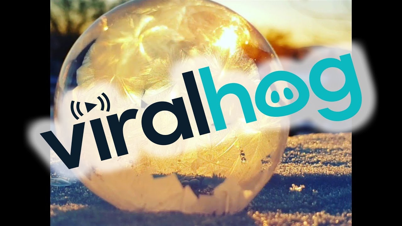 Bubbles Freeze into Perfect Ice Spheres ViralHog YouTube