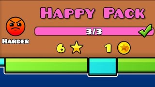 Happy pack completion | Geometry Dash