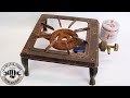 Old Cast Iron Gas Stove ASMR Restoration.