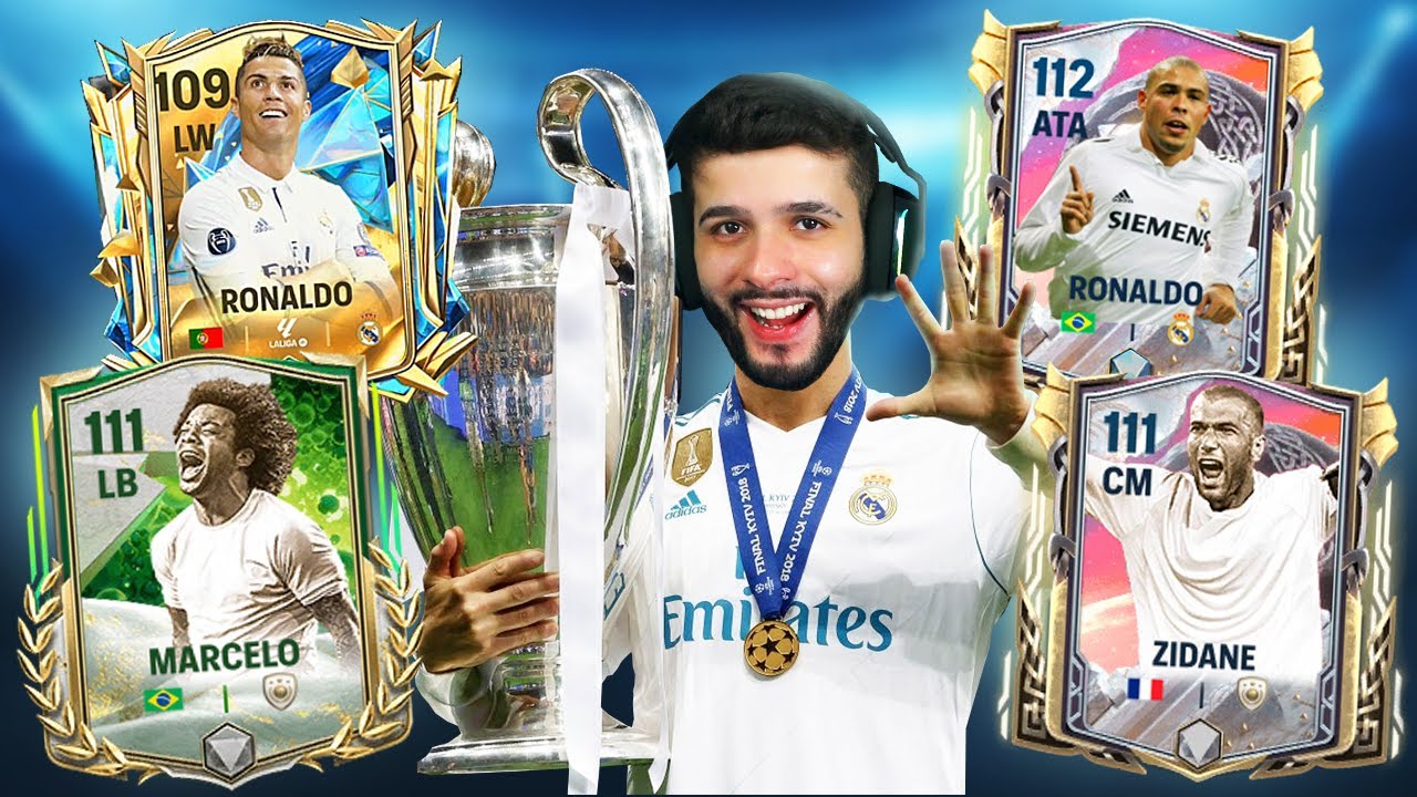 MONTEI O REAL MADRID DOS SONHOS NO FC MOBILE!