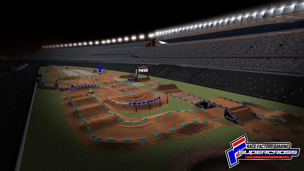 2022 Round 9 Daytona Supercross rF 450 Main Event - Mx Simulator