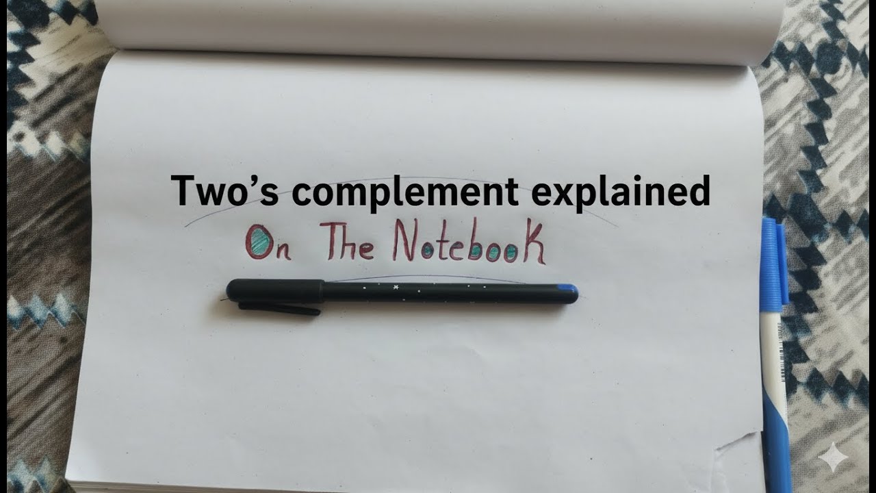 best explanation of two's complement representation and Overflow - YouTube