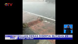 Heboh Fenomena Hujan Es Rusak Atap Rumah Warga di Kuningan #BuletiniNewsSiang 15/08