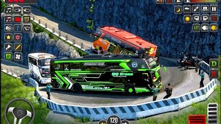 Pick uping police  officer to next point 👉 challenge - Indian Offroad Bus Driving 3D - Bus Game screenshot 5