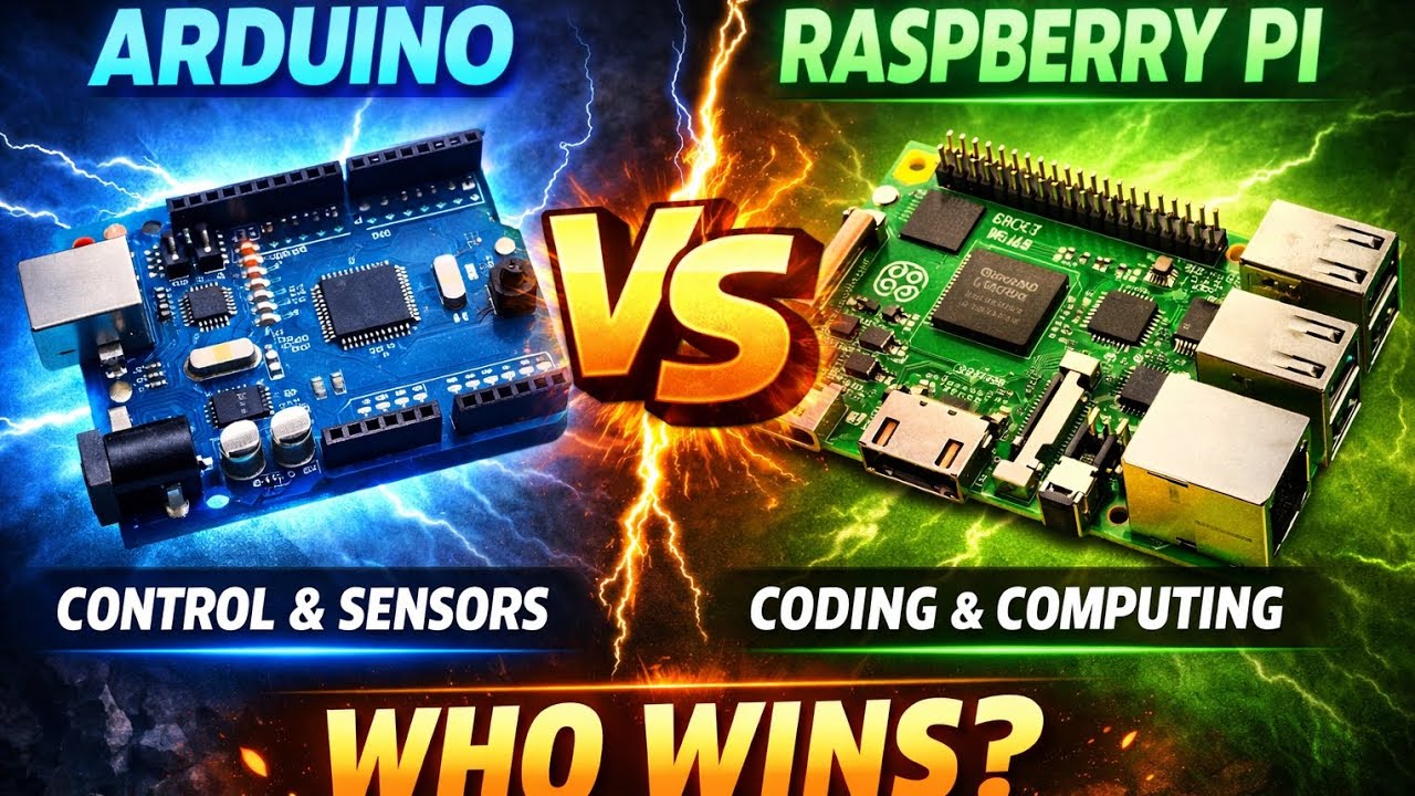 Arduino vs Respberry Pi ⚡which one is wins? - YouTube