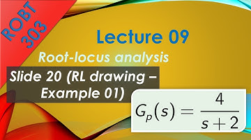 ROBT 303 - Lecture 09.01 - Root-Locus analysis: RL drawing example 01 (Slide 20)