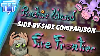 Magical Islands vs. Scrapped Fire Islands COMPARISON // My Singing Monsters // TheBoboPosts