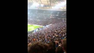 Schalke Hertha 17.10.2015 Arena explodiert