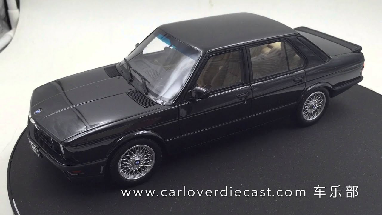 BMW E28 M5 1/18 OTTO mobile present by carloverdiecast 