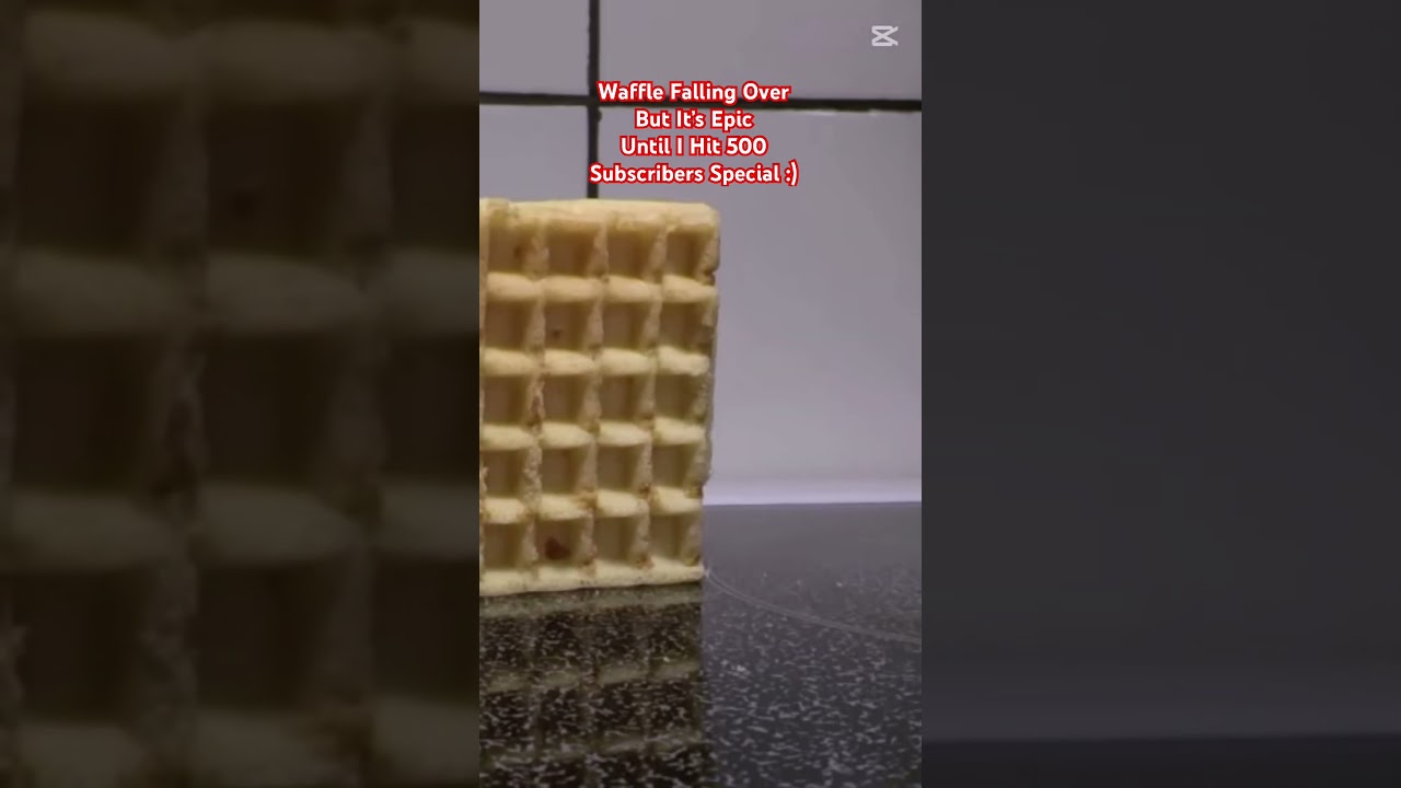 Waffle Falling Over But It’s Epic Until I Hit 500 Subscribers 