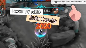 How to add Info Cards or Annotations To Youtube Videos 2020
