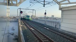 遠鉄2005F+1005F 上島駅入線