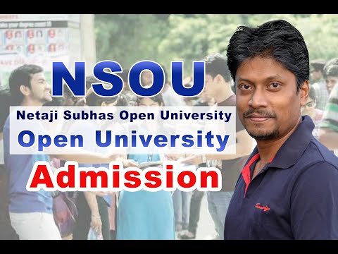 NSOU Open University Admission