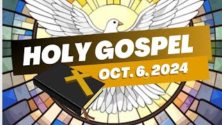 HOLY GOSPEL (October 6, 2024) | Mark 10:2-16