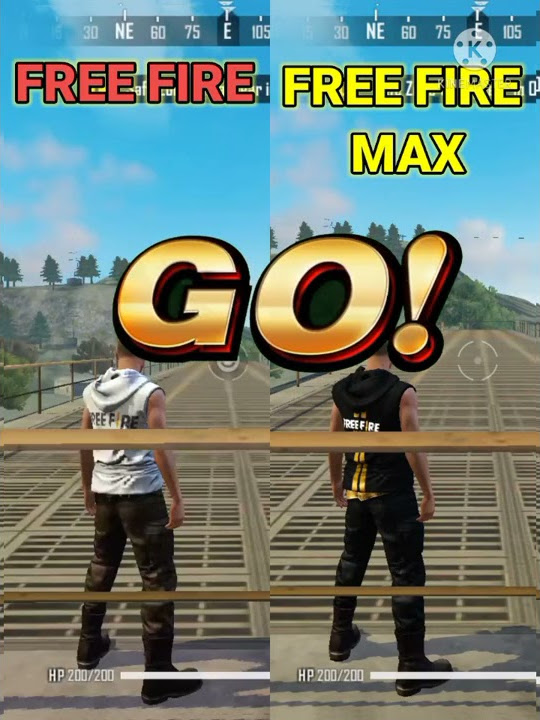 FREE FIRE VS FREE FIRE MAX RUNNING SPEED TEST | #shorts