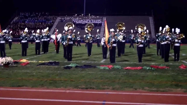 Montgomery HS Marching Band-Field Level View Of 10/27/12 Performance-Neshaminy Kaleidoscope Of Bands