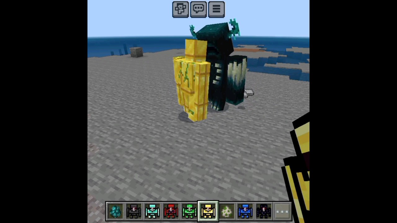 minecraft warden vs all golam (iron,gold,dimon,lapis,amral)