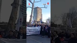 Başaran Aksu’nun tutuklanması Limak Holding önünde protesto edildi! #shorts