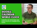 Google Calendar World Clock
