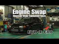 Lancer Evolution III. GSR 1995 Gets A Major Upgrade: Mitsubishi Evo Final X. Gr.B Engine Swap!