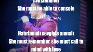 Tarkan - Performance Unutmamalı ( Lyric with English & Arabic Translation ) ..