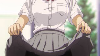 Young girl flapping skirt exposing pantsu - Anime 18  Scene