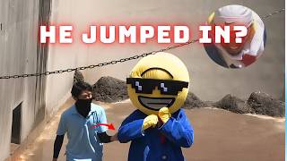 Man Jumped Into the Monkey Enclosure… Then This Happened.